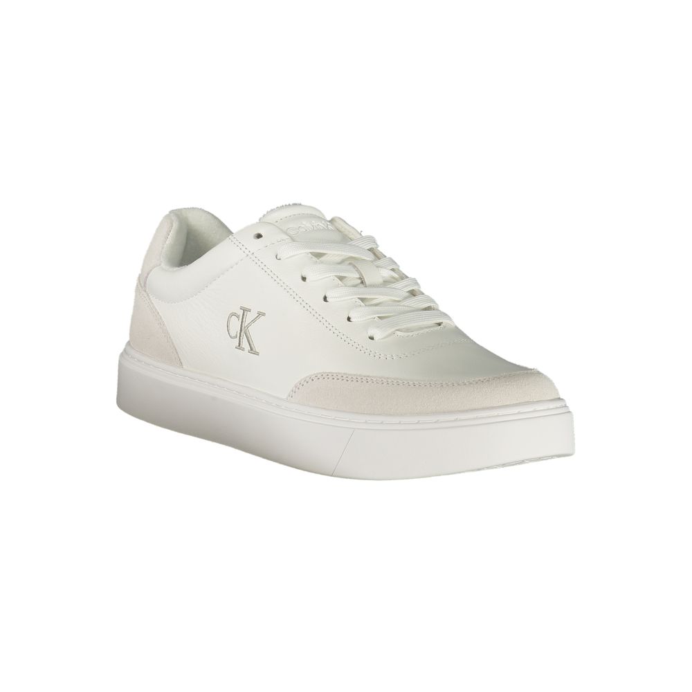Calvin Klein Herren-Sneaker aus weißem Polyurethan