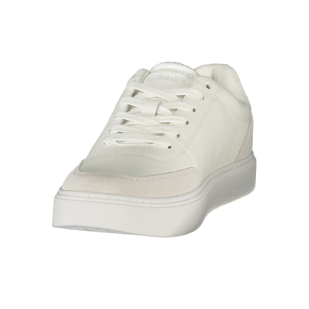 Calvin Klein Herren-Sneaker aus weißem Polyurethan