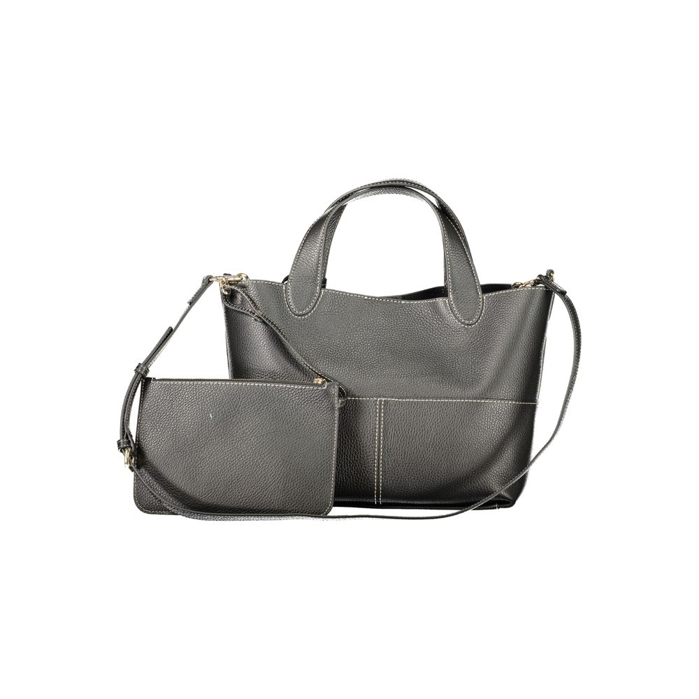 Furla Schwarze Leder Damentasche