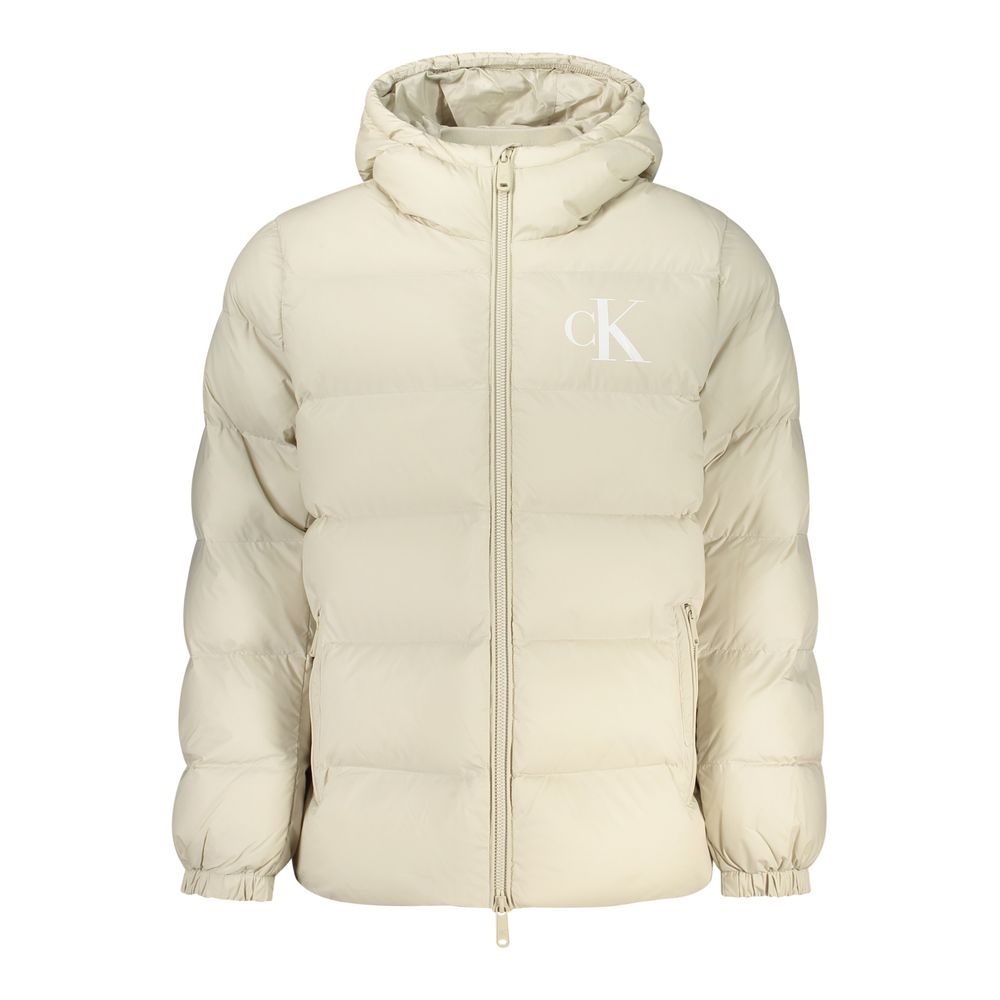 Calvin Klein Beige Polyamide Shell Jacke