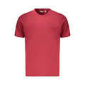 Ellesse Rotes Baumwoll-Sportswear-T-Shirt