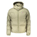 Tommy Hilfiger Grüne Polyester-Jacke in voller Länge