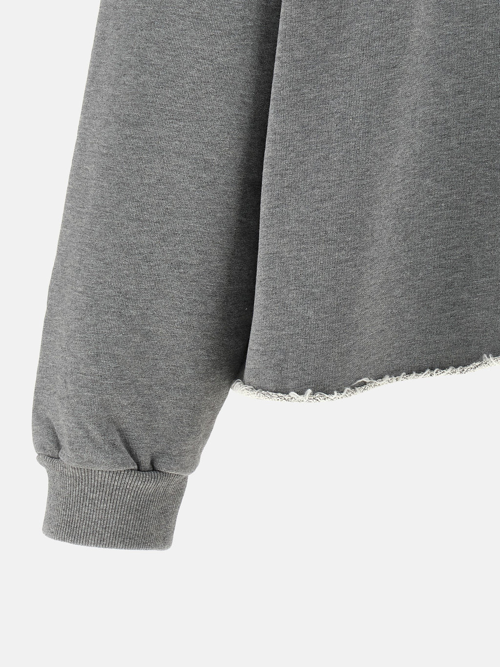MM6 Maison Margiela Grauer Baumwollpullover