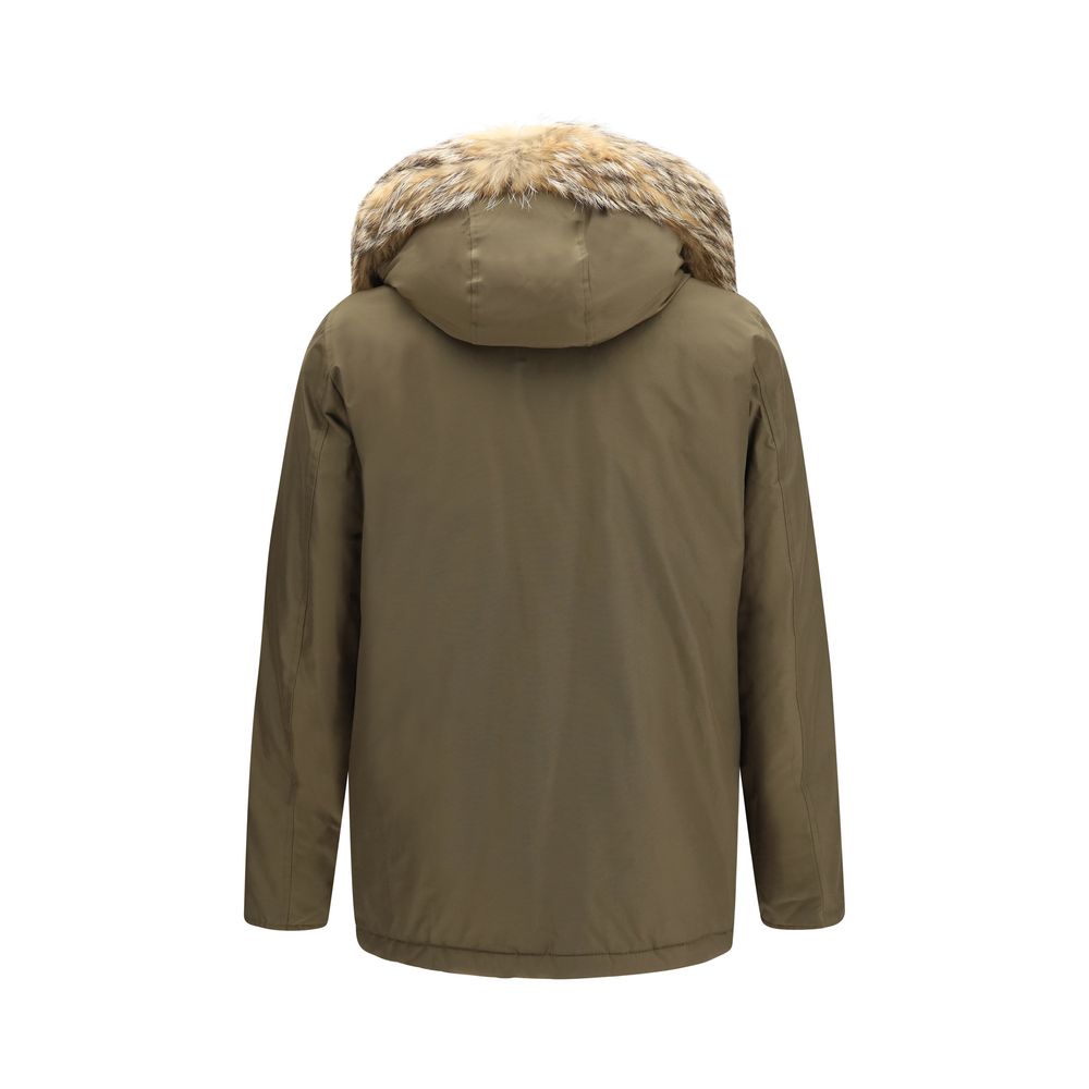 Woolrich Zweifarbiger Baumwollparka