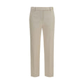 Brunello Cucinelli Beige Baumwoll-Anzughose
