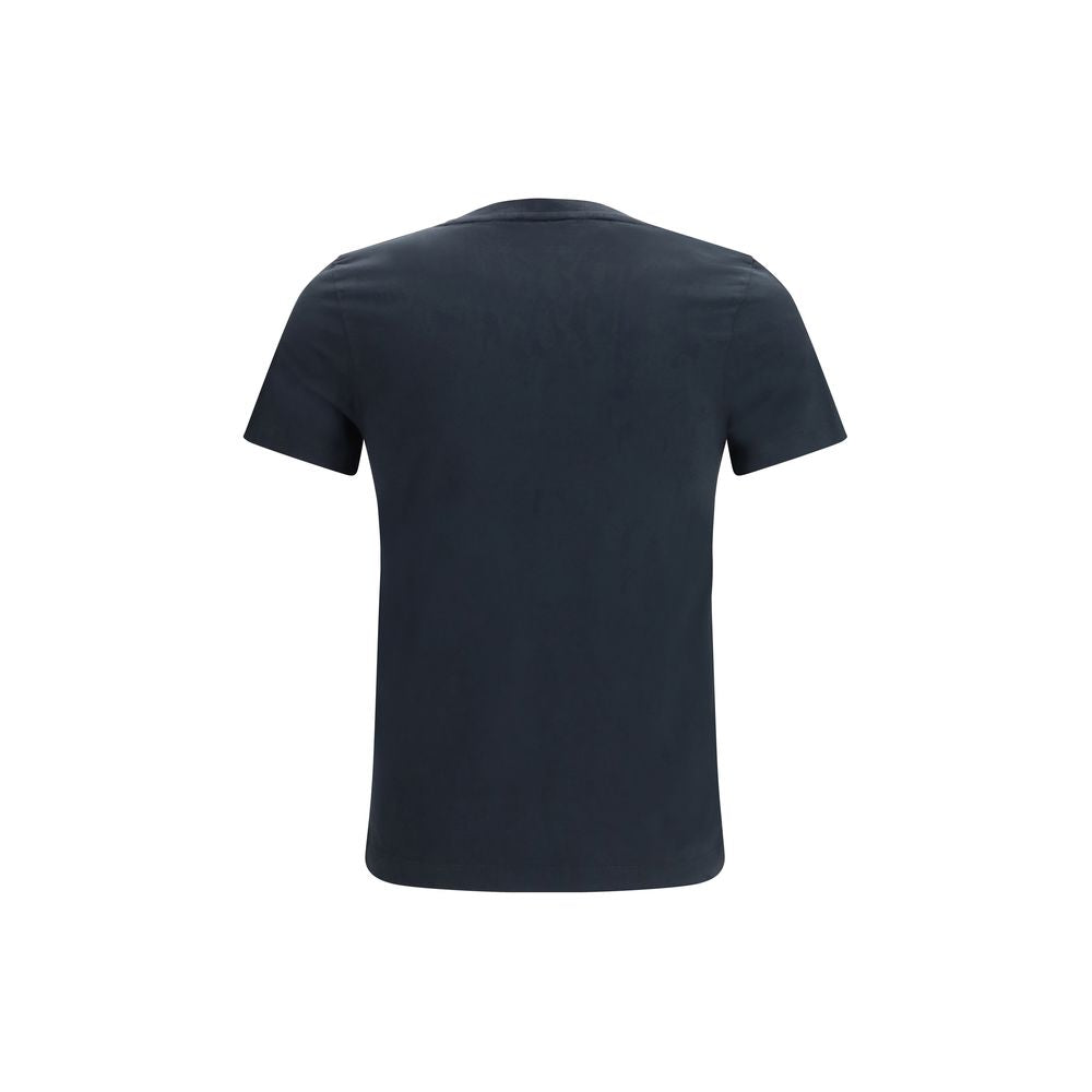 Maison Kitsuné Graues Bio-Baumwoll-T-Shirt