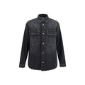 Palm Angels Blaues Denim-Hemd