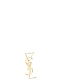Saint Laurent Ohrringe aus Goldmessing