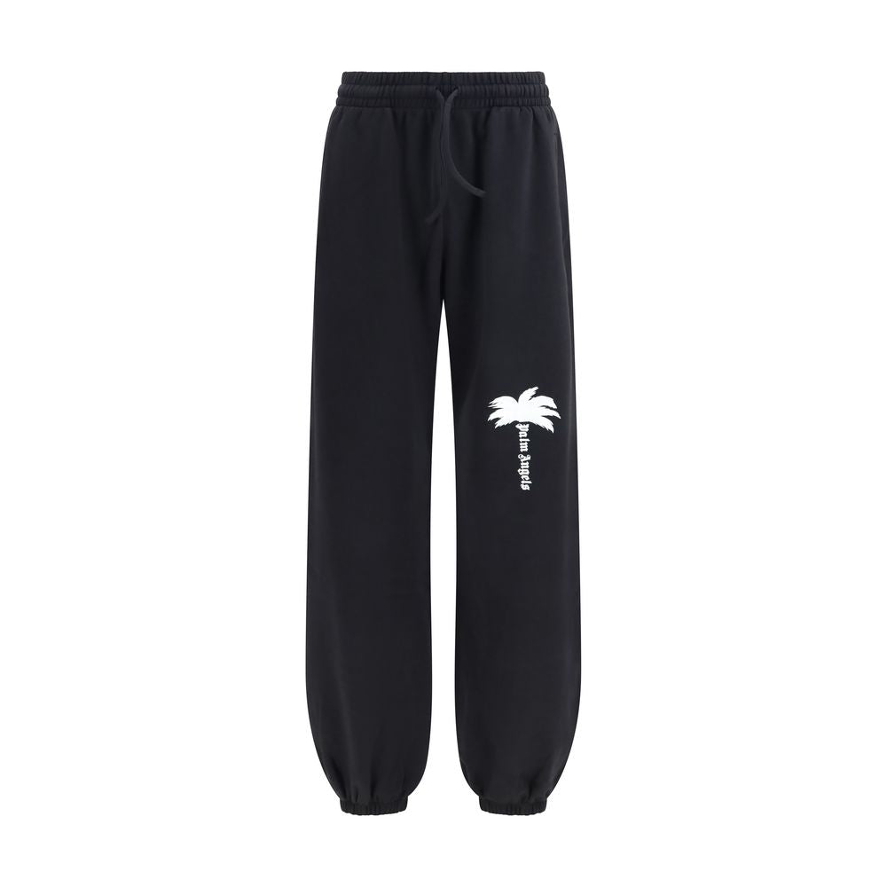 Palm Angels Schwarzer Baumwoll-Sweatshirt
