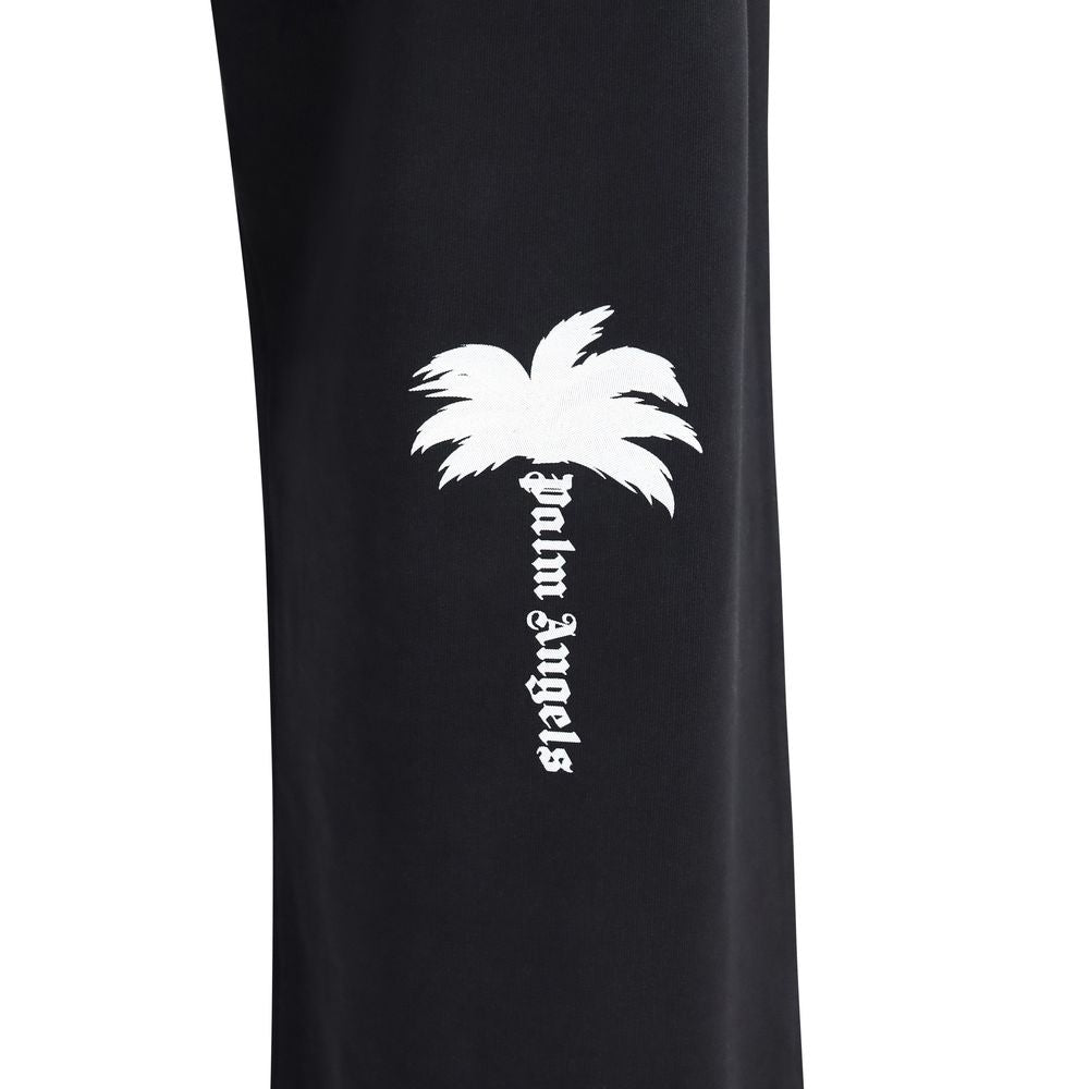 Palm Angels Schwarzer Baumwoll-Sweatshirt