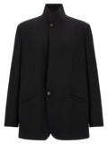 ZEGNA Schwarzer Wollblazer