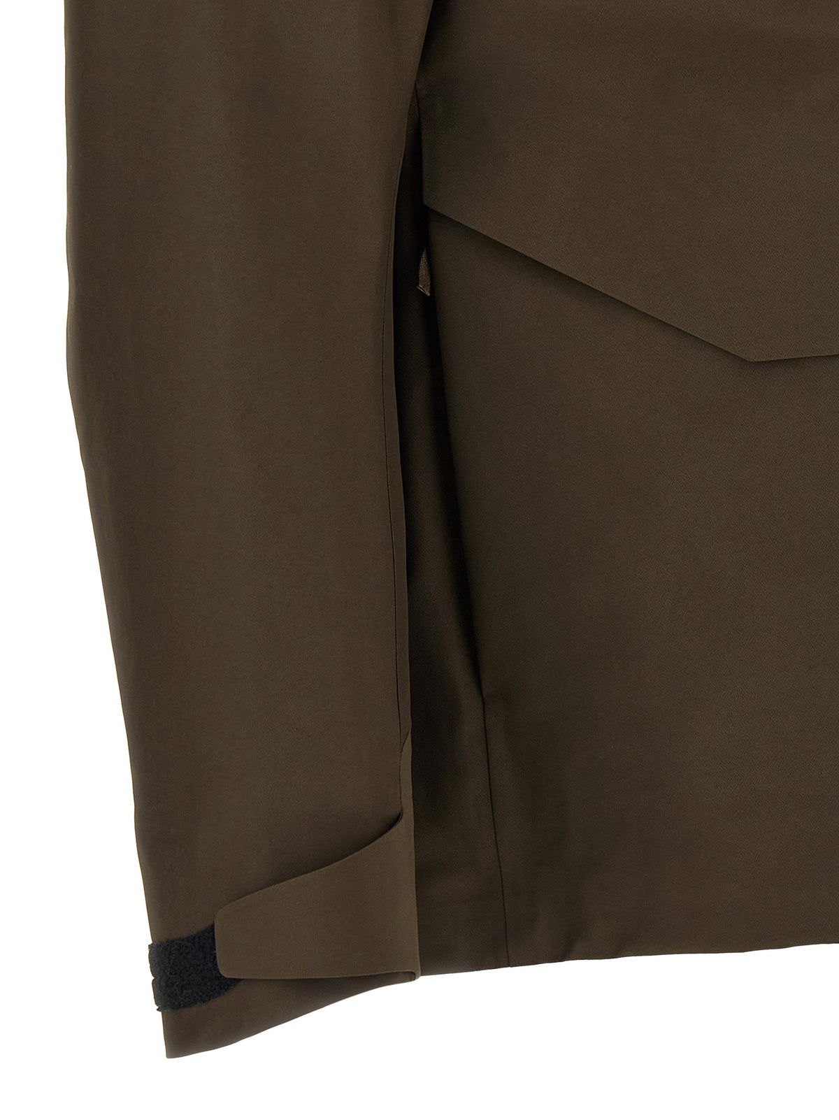 Arc'teryx Veilance Braune Nylon-Shell-Jacke