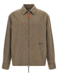 Jacquemus Bluse aus reiner Schurwolle in Beige