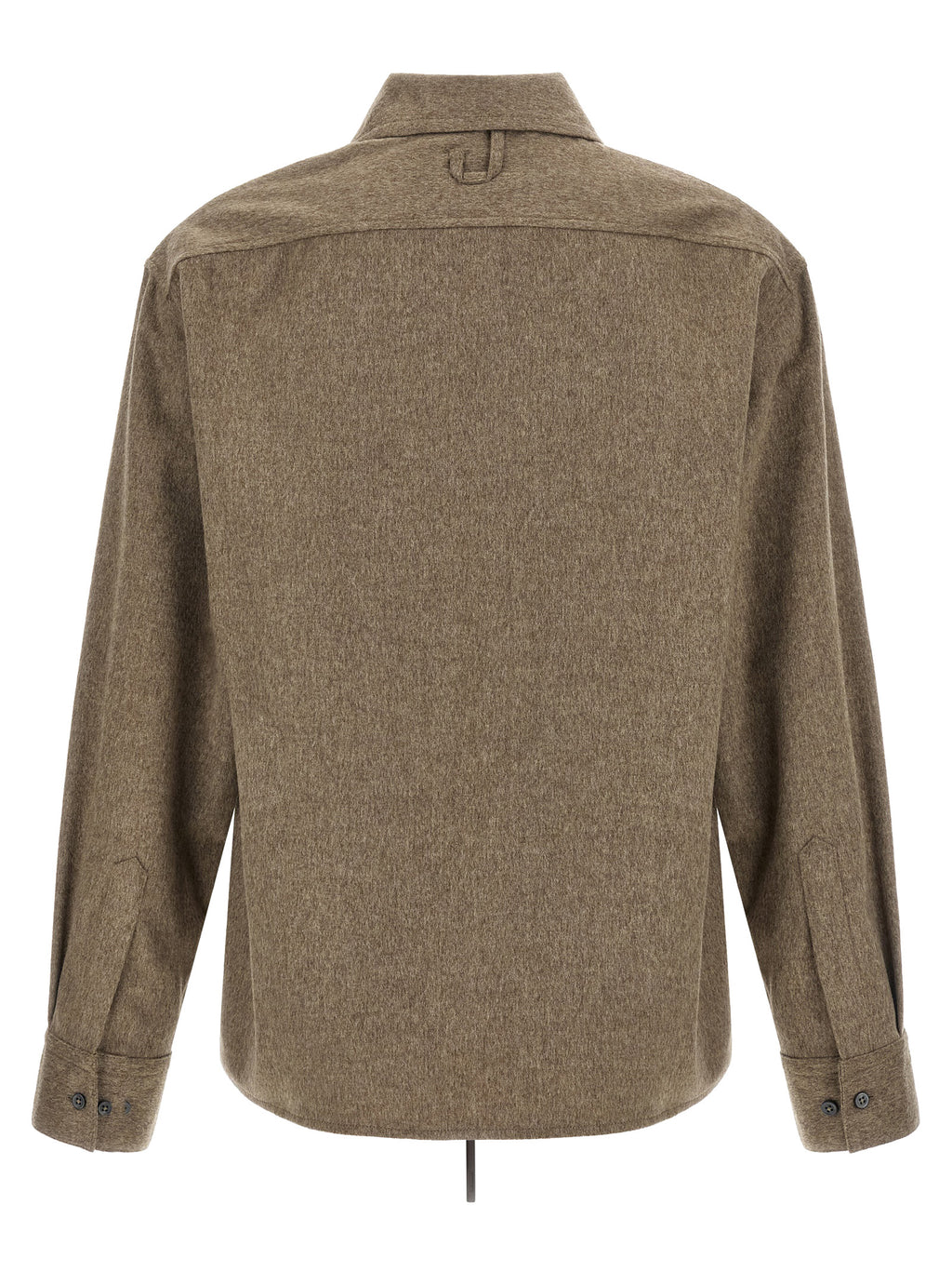 Jacquemus Bluse aus reiner Schurwolle in Beige