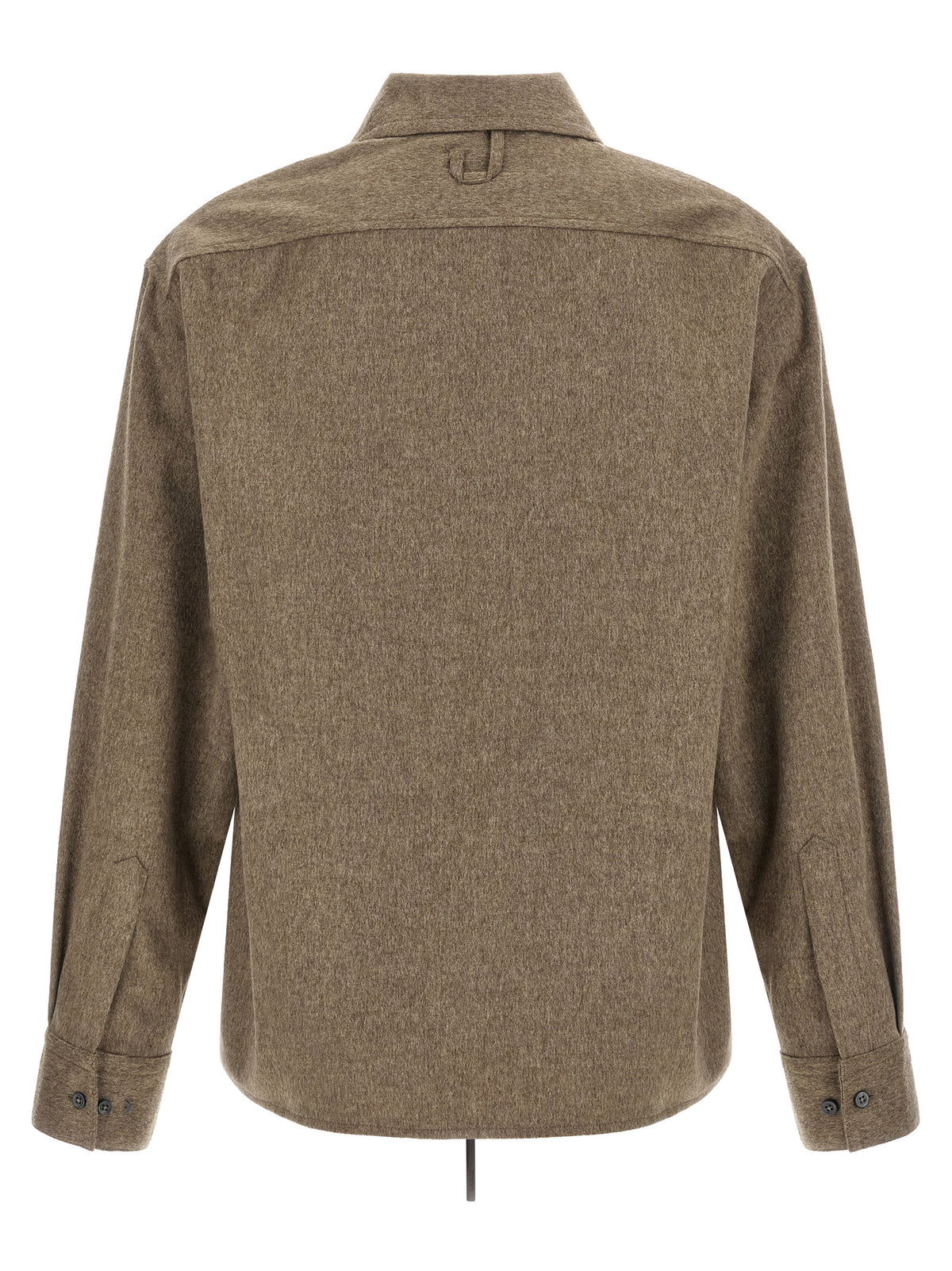 Jacquemus Bluse aus reiner Schurwolle in Beige