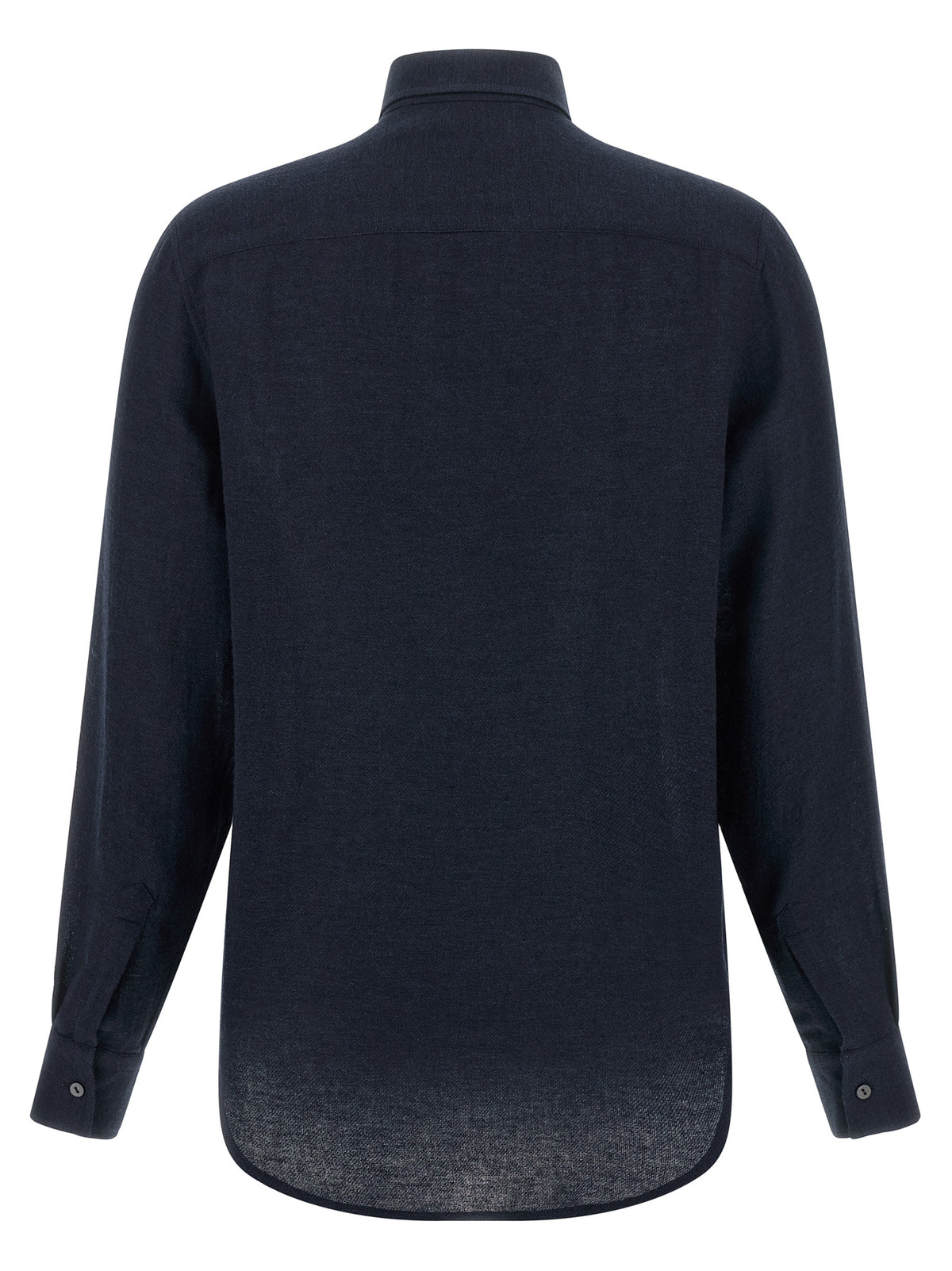 XACUS Blaue Viskose-Bluse