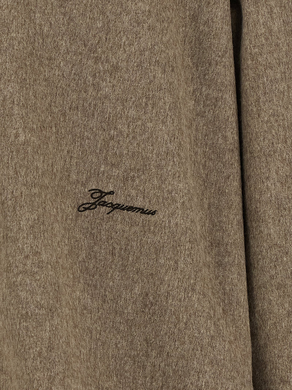 Jacquemus Bluse aus reiner Schurwolle in Beige