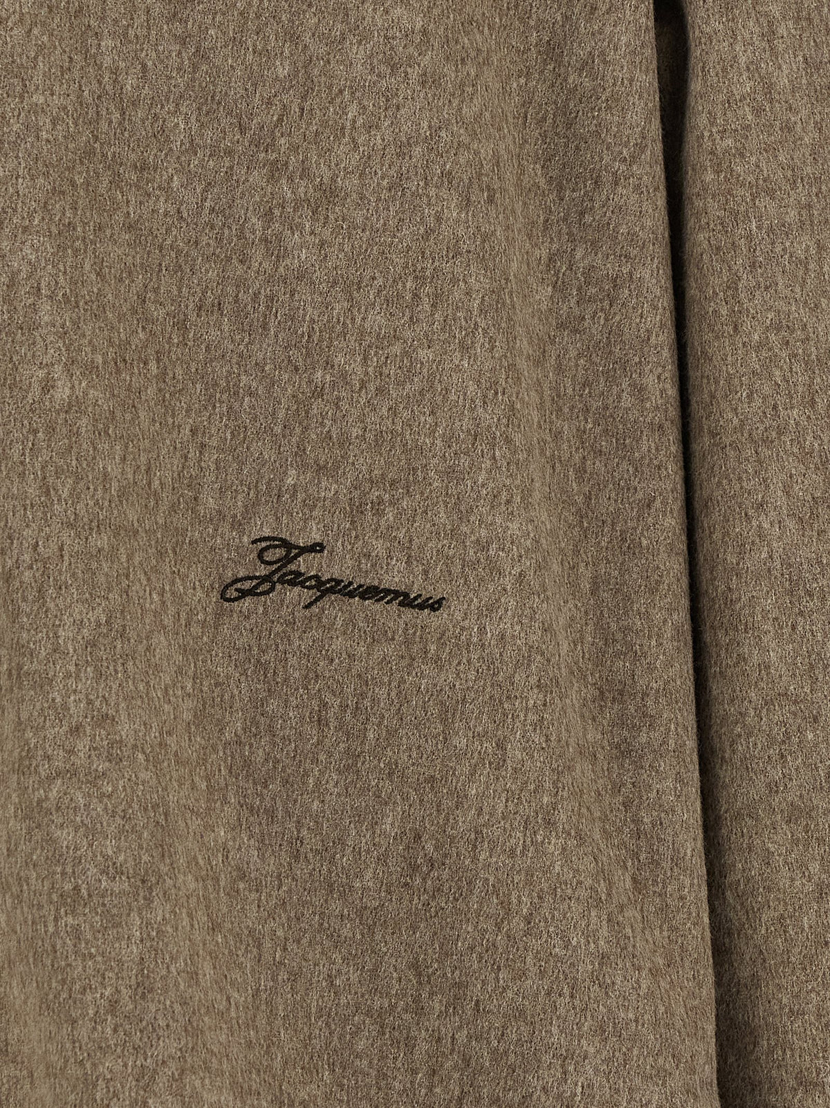 Jacquemus Bluse aus reiner Schurwolle in Beige
