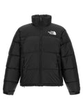 The North Face Schwarze Nylon-Jacke in voller Länge