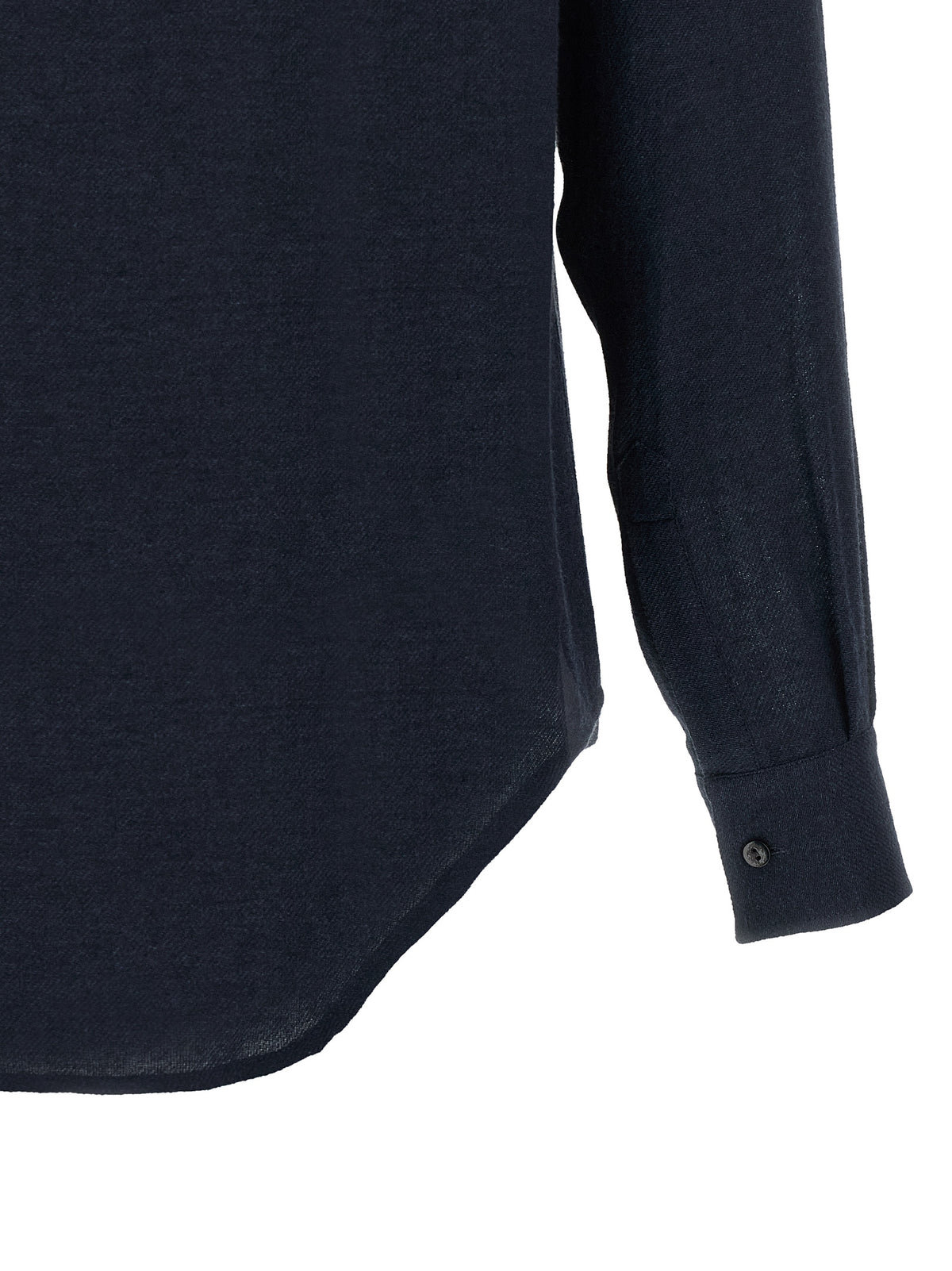 XACUS Blaue Viskose-Bluse