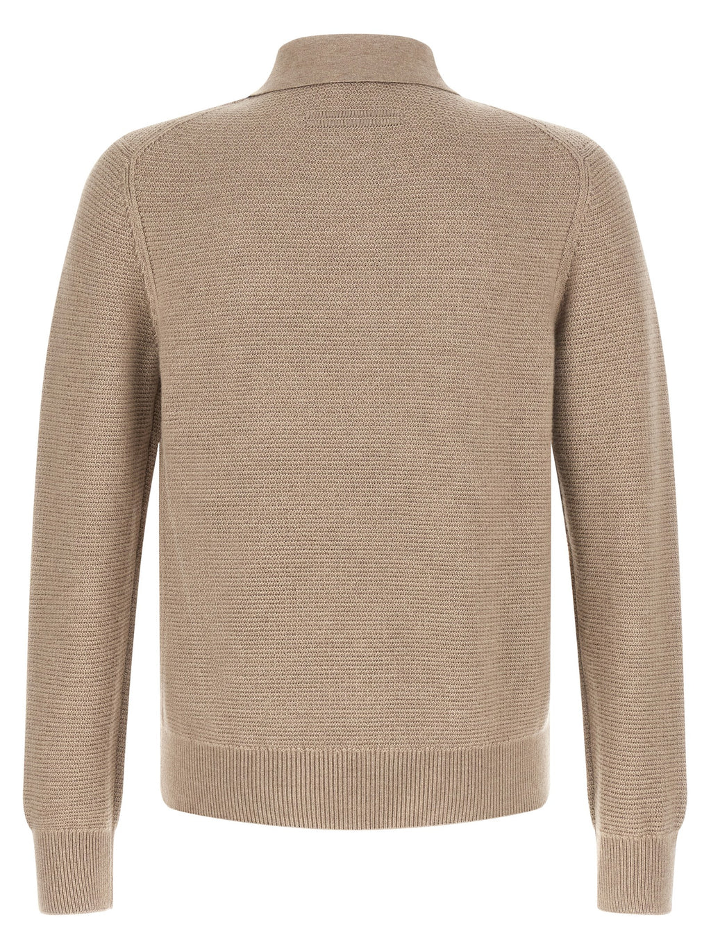 ZEGNA Beige Kaschmir-Poloshirt