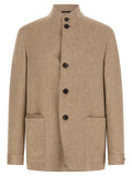 ZEGNA Beige Wool Clothing