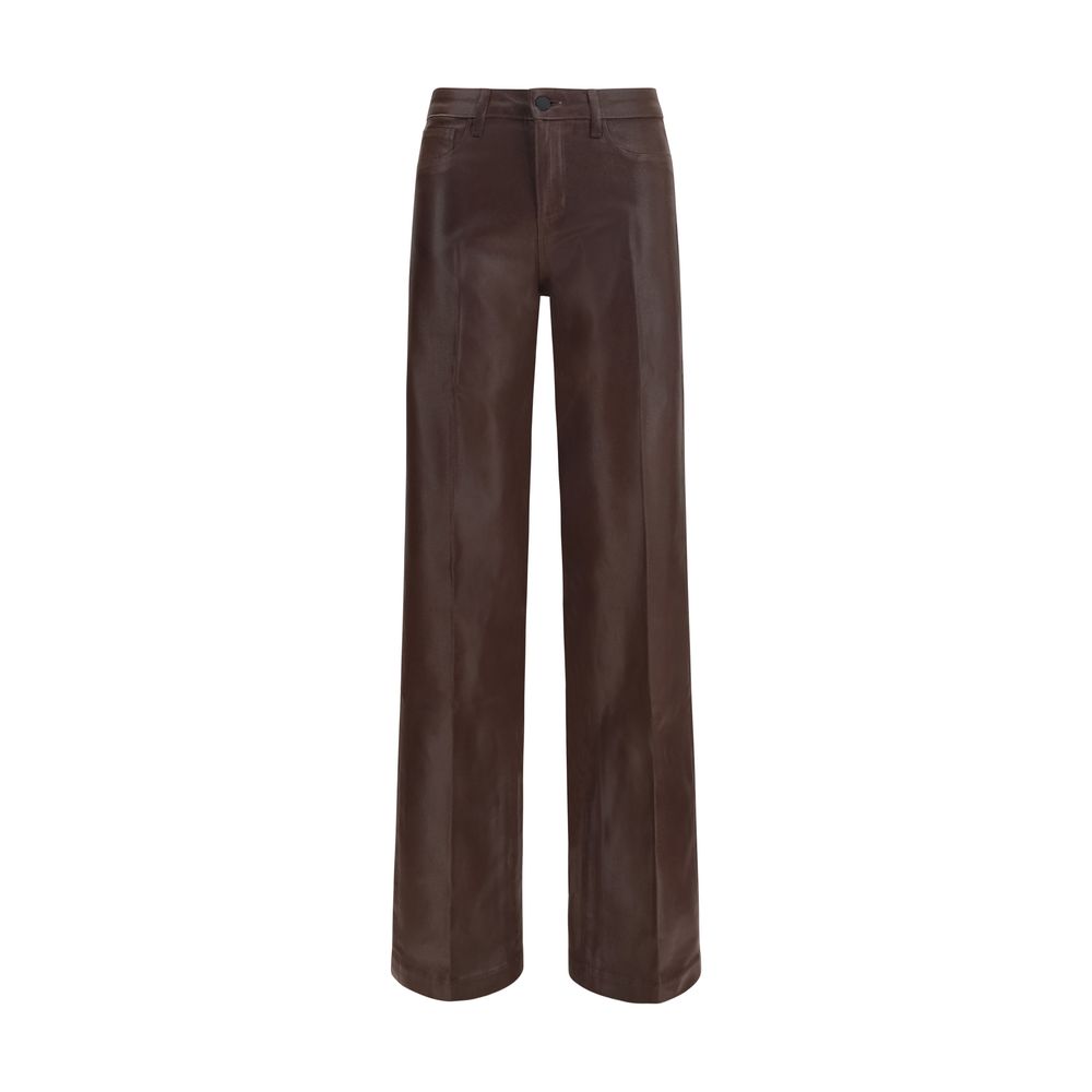 L'Agence Braune Baumwolljeans Denim