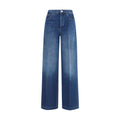 L'Agence Blaue Baumwolljeans im Relaxed Fit