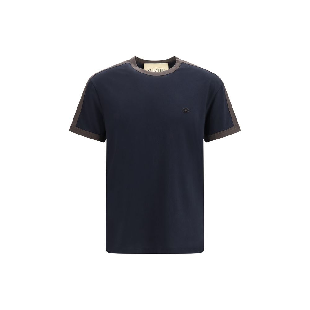 Valentino Garavani Blaues Baumwoll-T-Shirt