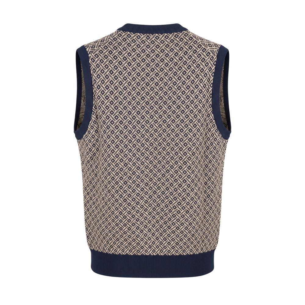Malo Blauer Baumwollpullover für Herren