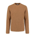 Malo Brauner Pullover aus Wolle für Männer