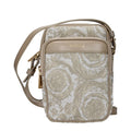 Versace Beige Stoff-Umhängetasche