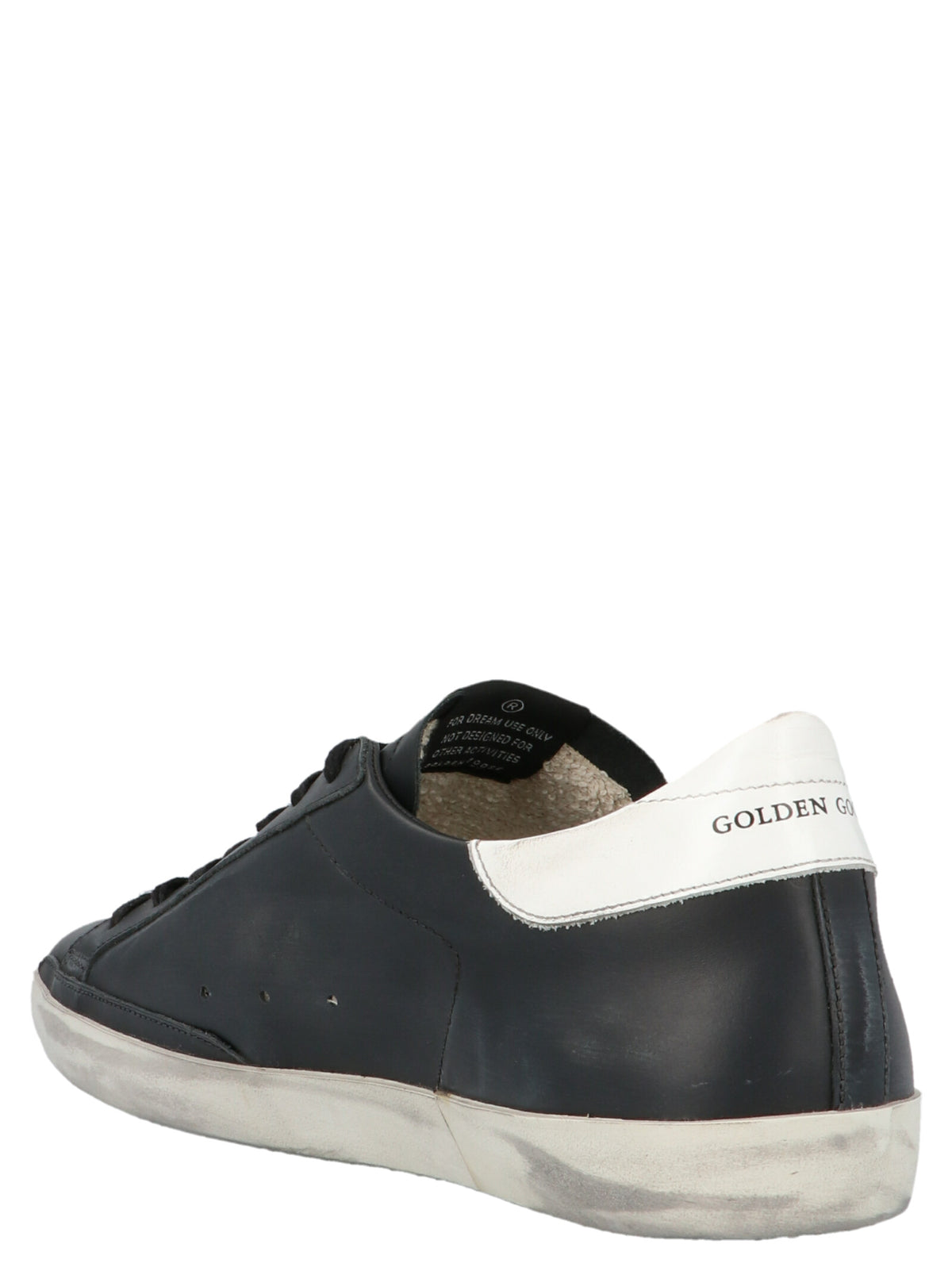 Golden Goose Schwarze Low-Top-Sneaker aus Rindsleder