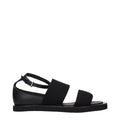 Max Mara Schwarze Sandalen aus Stoff