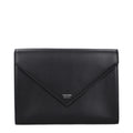 Ferragamo Schwarze Leder-Clutch