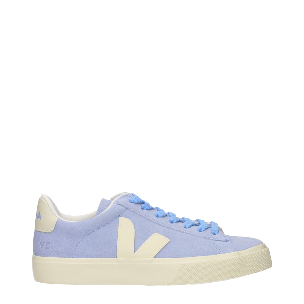 Veja Lila Leder Low-Top-Sneaker