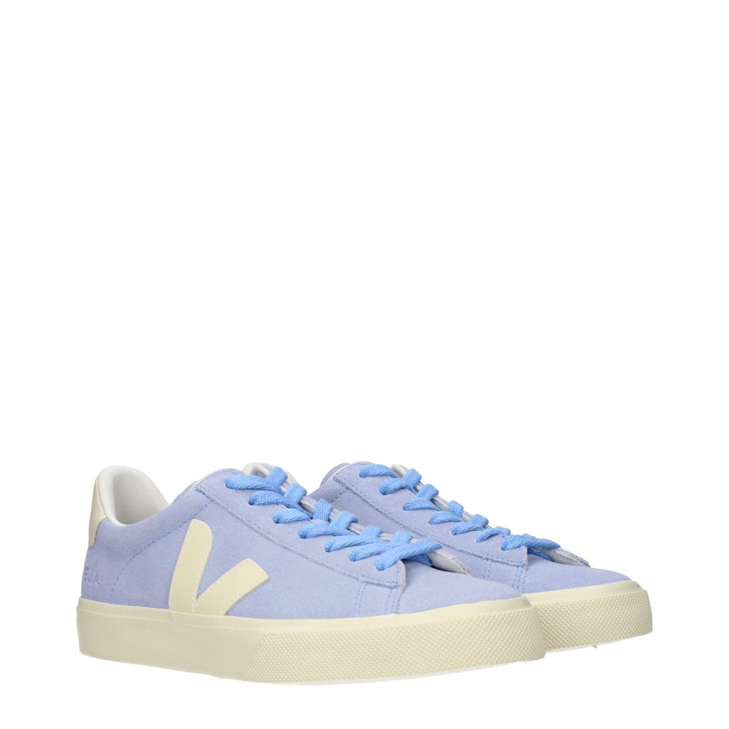 Veja Lila Leder Low-Top-Sneaker