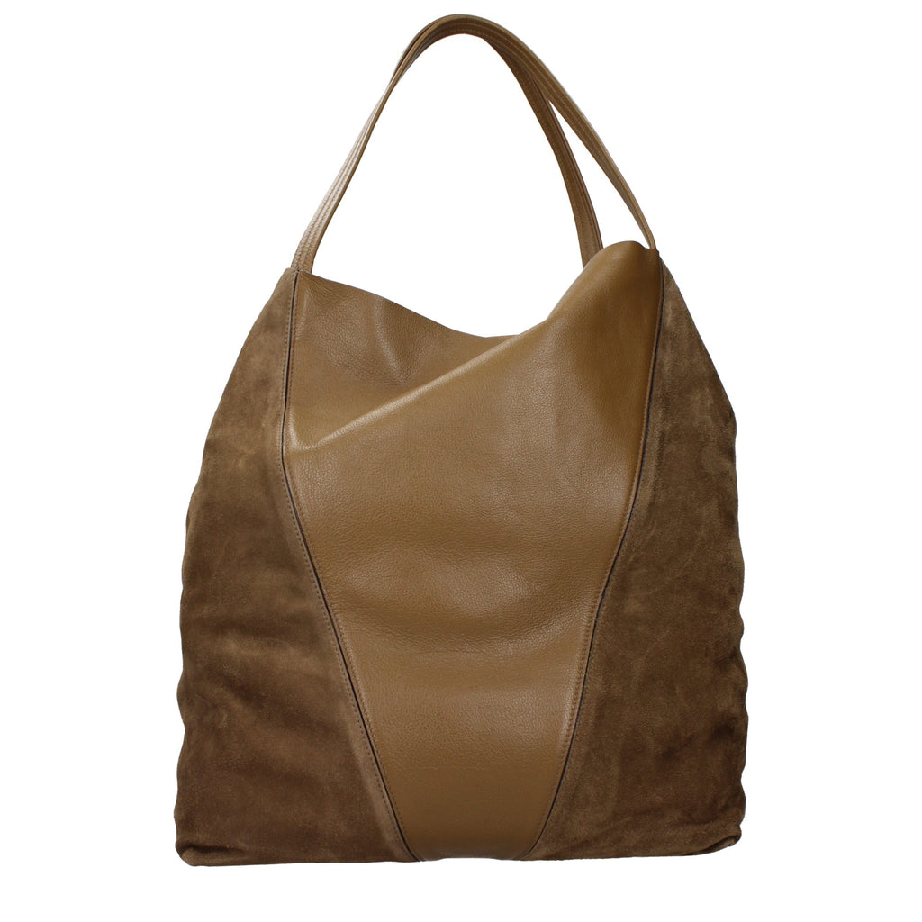 Chloé Braune Leder Schultertasche