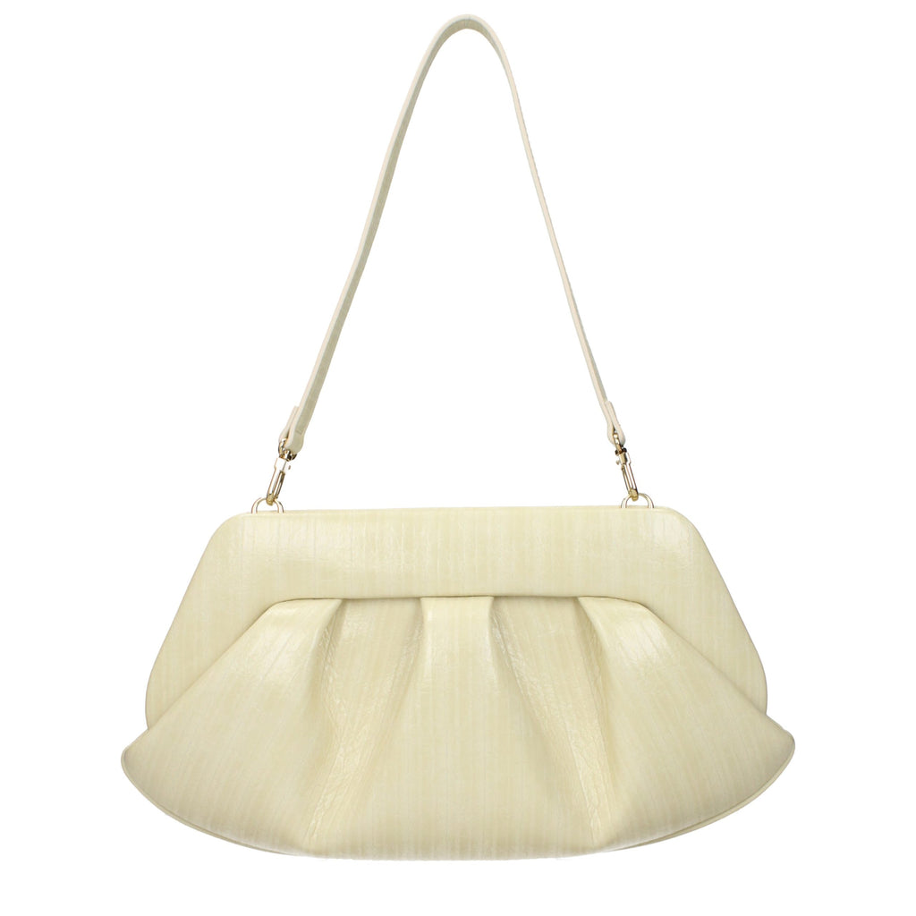 THEMOIRè Beige Leder Clutch Bag