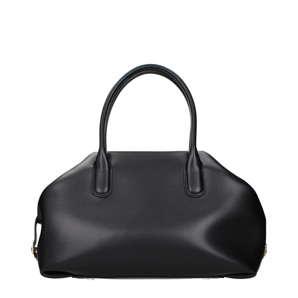 THEMOIRè Schwarze Lederhandtasche