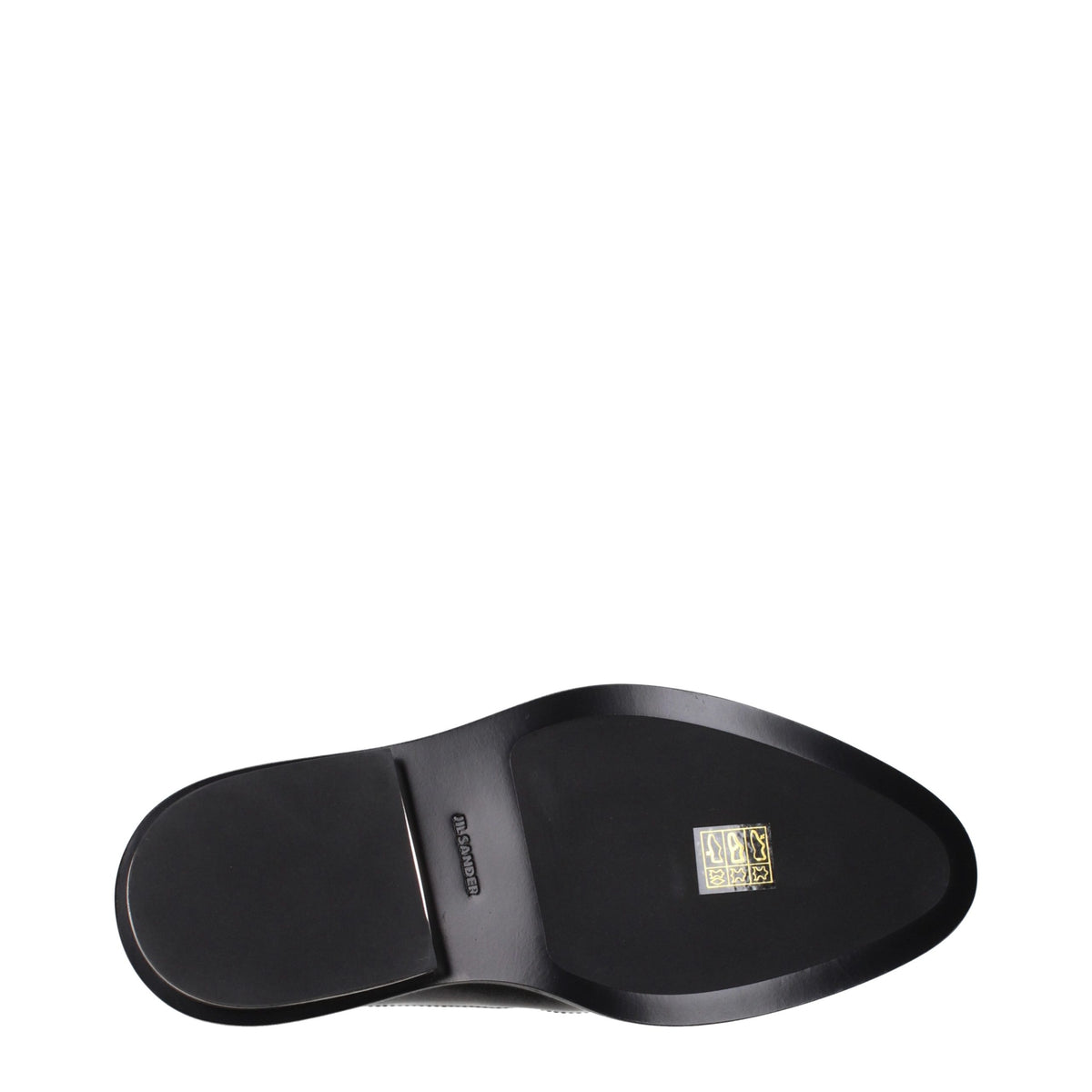 Jil Sander Schwarze Leder-Stiefeletten