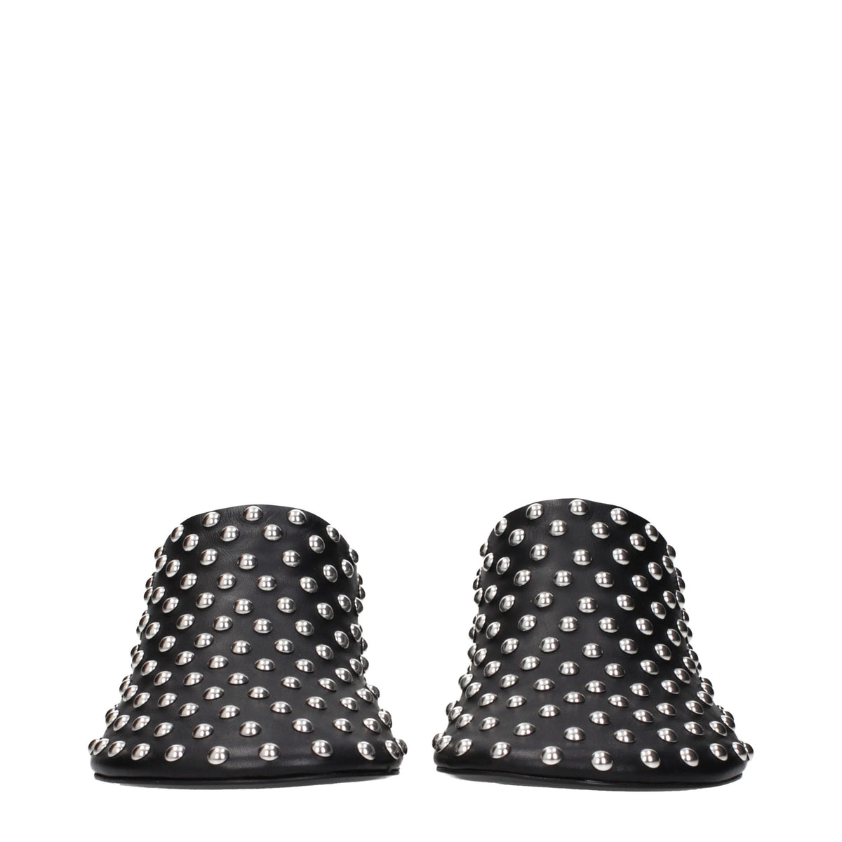 Jil Sander Schwarze Mules aus Leder