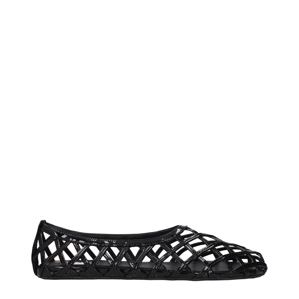 Alaïa Schwarze Ballerinas aus Leder