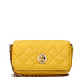 Versace Gelbe Leder Umhängetasche