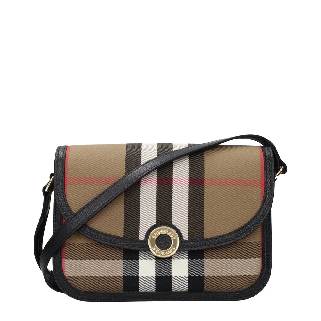Burberry Braune Umhängetasche aus Stoff
