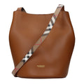 Burberry Braune Leder Umhängetasche