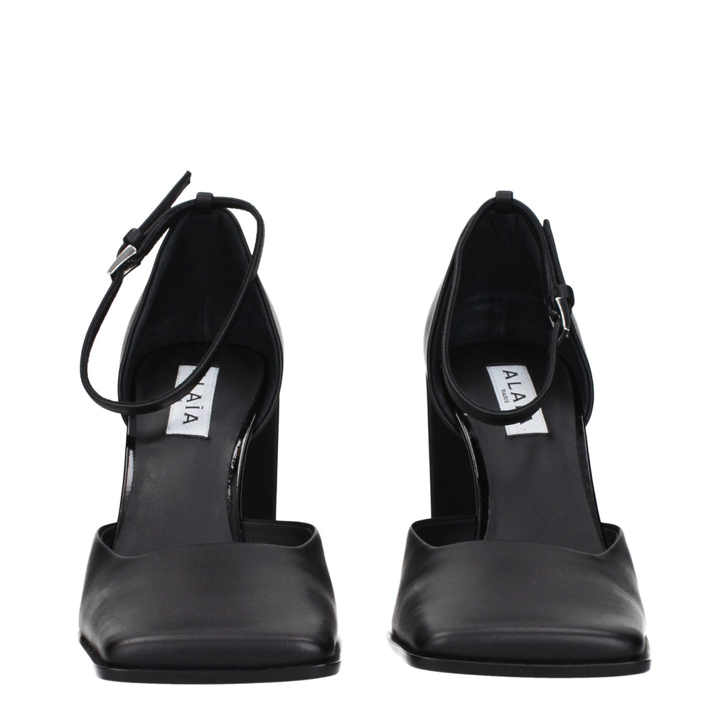 Alaïa Schwarze Leder Pumps mit hohem Absatz