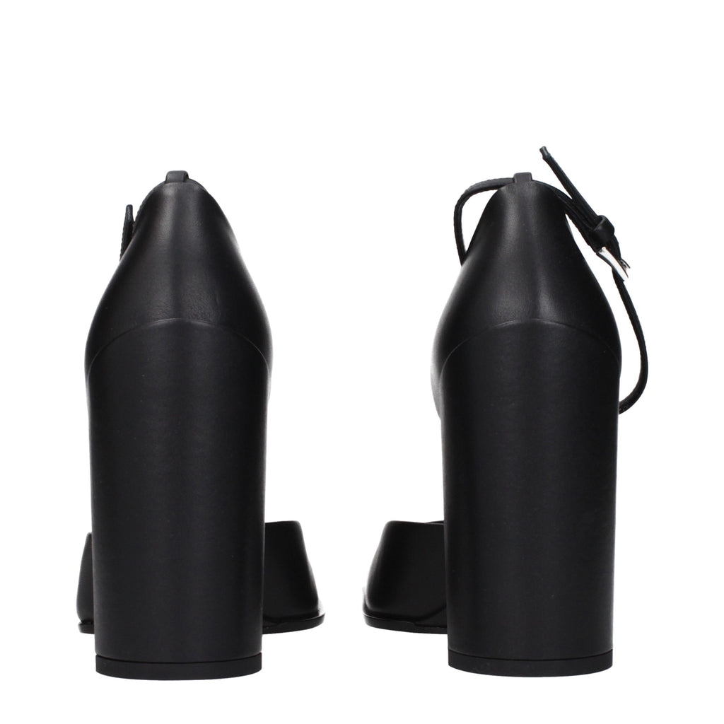 Alaïa Schwarze Leder Pumps mit hohem Absatz
