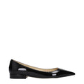 Jimmy Choo Schwarze Leder-Ballerinas