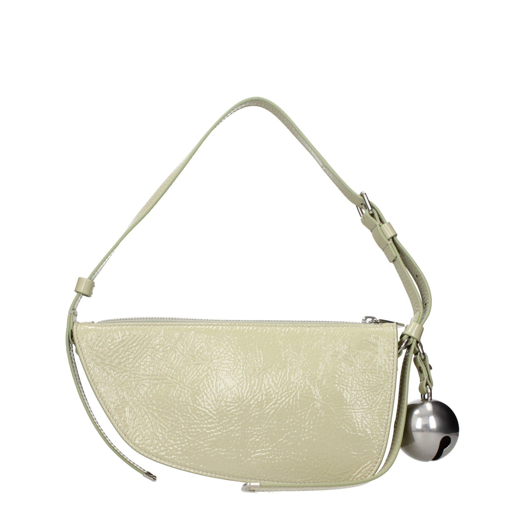 Burberry Grüne Leder Schultertasche